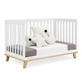 Delta Children Frankie 4 - in - 1 Convertible Crib - Greenguard Gold Certified, Black with Natural
