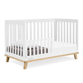 Delta Children Frankie 4 - in - 1 Convertible Crib - Greenguard Gold Certified, Black with Natural