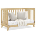 Delta Children Frankie 4 - in - 1 Convertible Crib - Greenguard Gold Certified, Black with Natural
