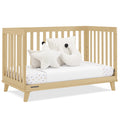 Delta Children Frankie 4 - in - 1 Convertible Crib - Greenguard Gold Certified, Black with Natural
