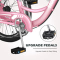 FICISOG 7 Speed Adult Tricycle for Women, 20/24/26 in Adult Trike with Basket, 3 Wheel Bikes for Adults Seniors, Cruise Trike for Shopping Picnic