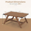 Tangkula  35.5-Inch Rectangle Wooden Center Table for Living Room