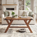 Tangkula  35.5-Inch Rectangle Wooden Center Table for Living Room