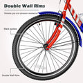 FICISOG 7 Speed Adult Tricycle for Women, 20/24/26 in Adult Trike with Basket, 3 Wheel Bikes for Adults Seniors, Cruise Trike for Shopping Picnic