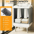 Tangkula 35L Large Towel Warmer with Heating and Drying Modes for Bathroom