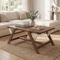 Tangkula  35.5-Inch Rectangle Wooden Center Table for Living Room
