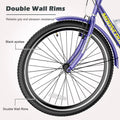 FICISOG 7 Speed Adult Tricycle for Women, 20/24/26 in Adult Trike with Basket, 3 Wheel Bikes for Adults Seniors, Cruise Trike for Shopping Picnic