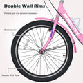 FICISOG 7 Speed Adult Tricycle for Women, 20/24/26 in Adult Trike with Basket, 3 Wheel Bikes for Adults Seniors, Cruise Trike for Shopping Picnic