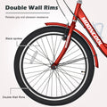 FICISOG 7 Speed Adult Tricycle for Women, 20/24/26 in Adult Trike with Basket, 3 Wheel Bikes for Adults Seniors, Cruise Trike for Shopping Picnic