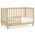 Delta Children Frankie 4 - in - 1 Convertible Crib - Greenguard Gold Certified, Black with Natural